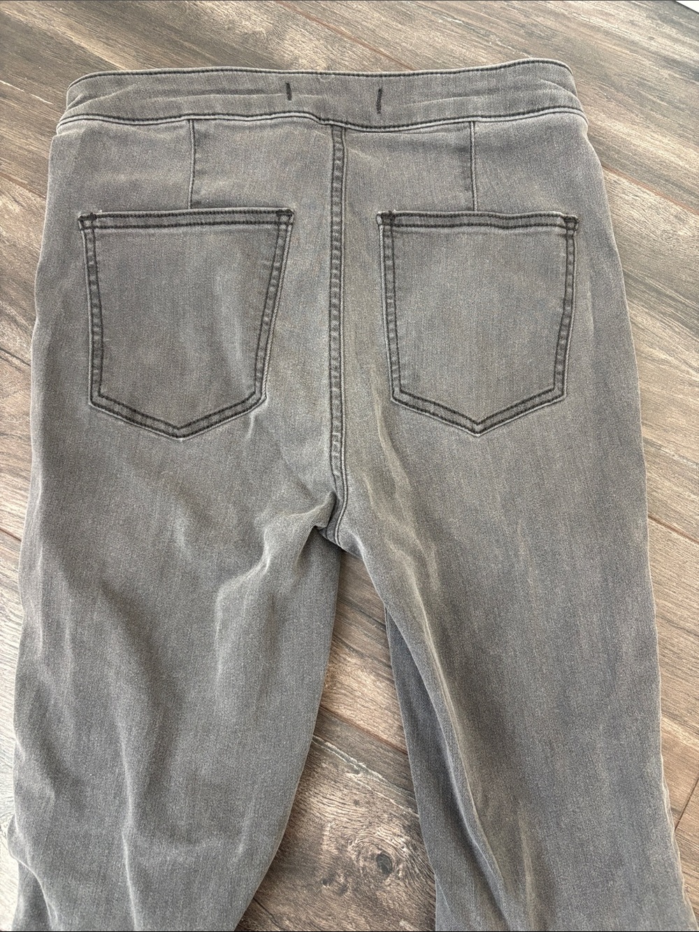Light Grey Flare Jeans - Picture 6 of 9